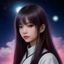 玩家星空下的枫叶头像，二次元风格女性角色